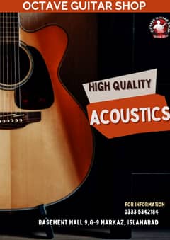 High Quality Full Siza Acoustic Guitars