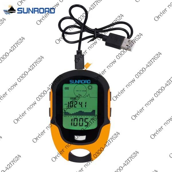 FR500 Multifunction Outdoor Altimeter - Barometer, Compass, Ther 4