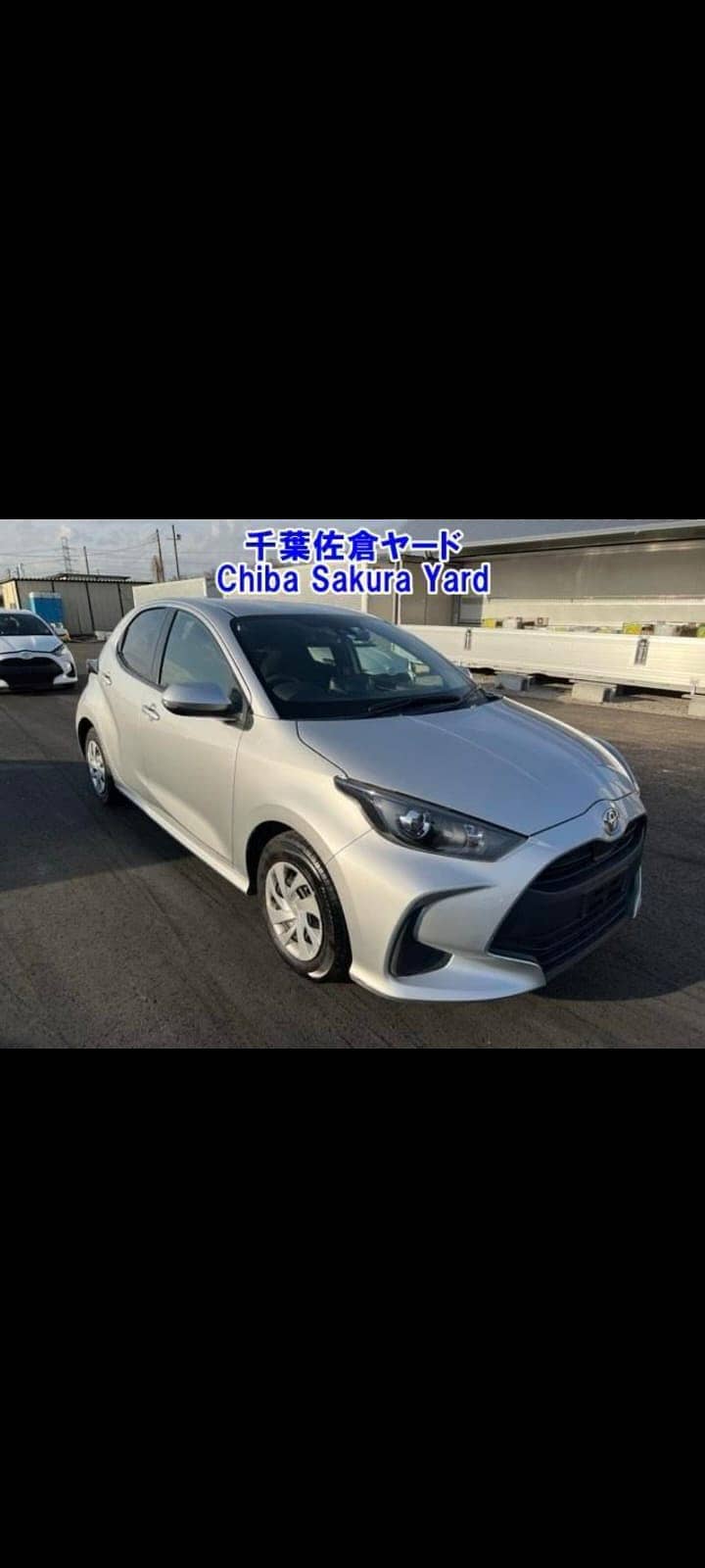 Toyota yaris 2021 model silver colour 2