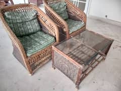 cane sofa set