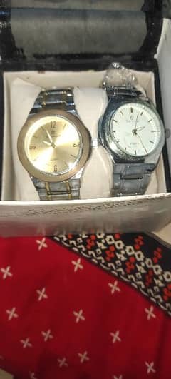 with box new men watches set of two watches from chinuo