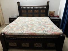 King Size bed with side tables