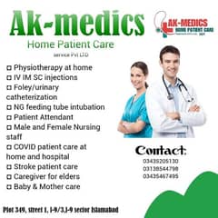 Home Patient Care/Home Nursing Care/Elderly Care/ Home Physicothrapy