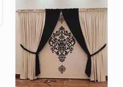 Front 2 pieces curtains with nefa design for sale