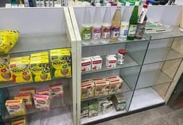 Shelf Racks For pharmacy And Cosmetics