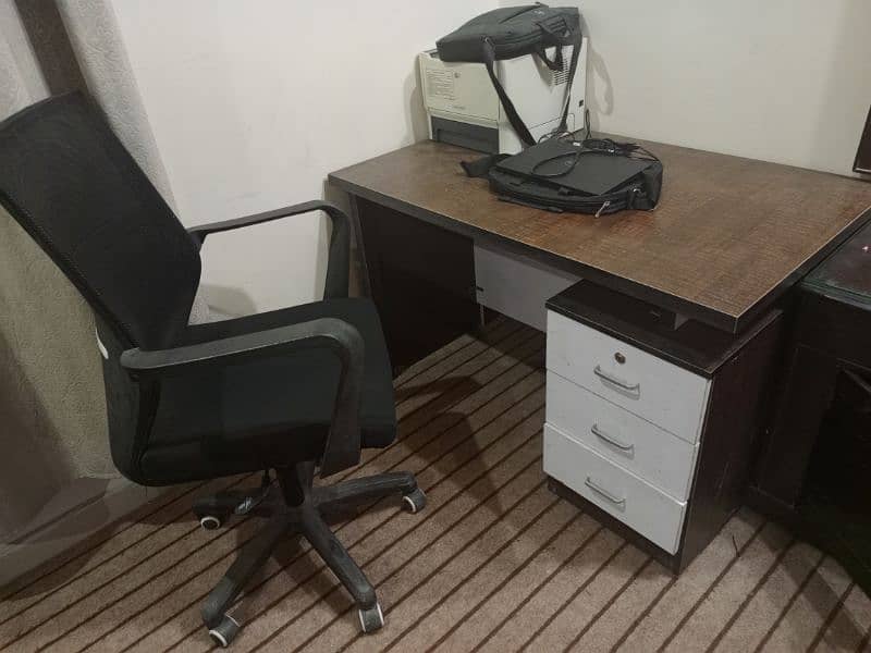 office chair and table 3