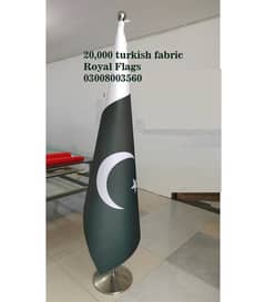 Customized flag or Pakistan Flag and Pole for Luxury Room Decoration