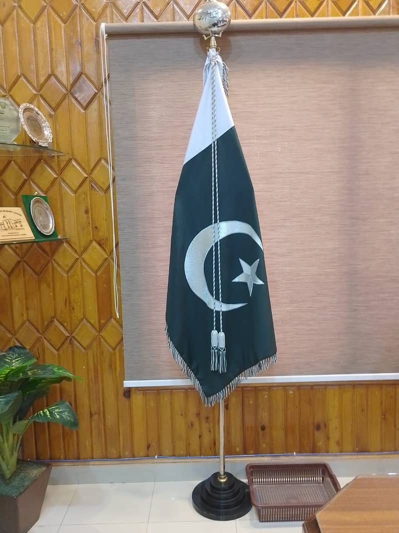 Customized Flags or Pakistan Flag and Pole for Luxury Room Decoration 3
