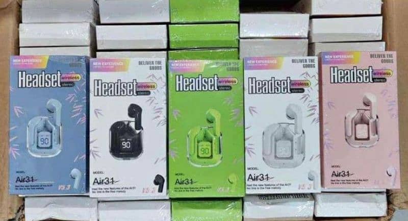 Air 31 Transparent Digital Earbuds with Box PackOnly @ *Rs. 1000* 6