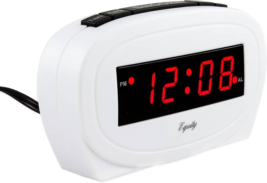 Alarm Clock LED screen repeat snooze alarm Battery backup night alarm 9