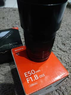 Sony 50mm 1.8 amount lense
