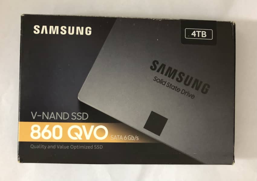 Samsung 860 QVO SSD 4TB - 2.5 Inch SATA SSD with V-NAND Technology 4