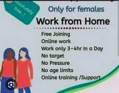 online work available for only females