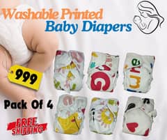 Printed to Perfection | Washable Baby Diapers for Happy, Dry Babies!