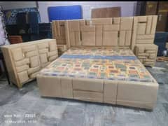 brand new double bed king size new desighn/woden