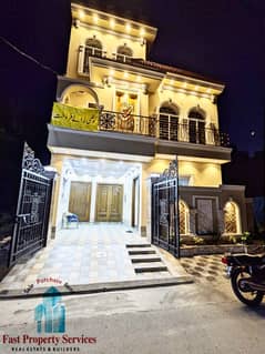 5 Marla Brand New Double Unit Double Storey Luxury Latest Spanish Style House Available For Sale By Fast Property Services Joher Town Lahore