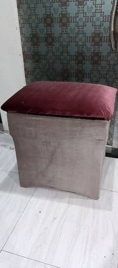 storage box + stool contact on WhatsApp 03334046660