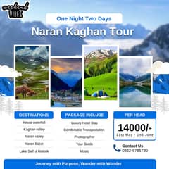Naran Kaghan Tour 1 Night Two Days