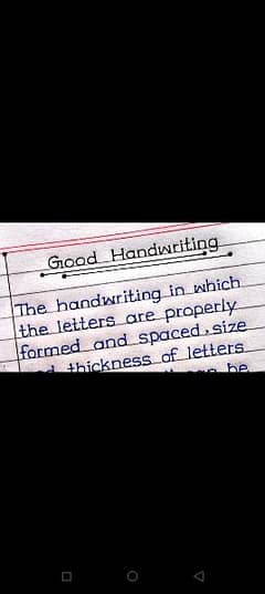hand writing services