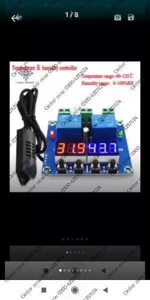 XH-M452 incubator Dual Digital Temperature Humidity Controller 12 2