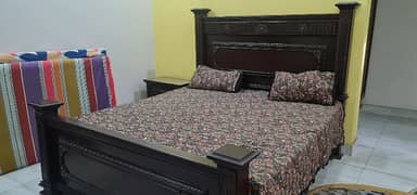 Wooden King size bed