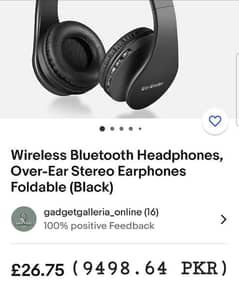 foldable over-ear bluetooth headphones