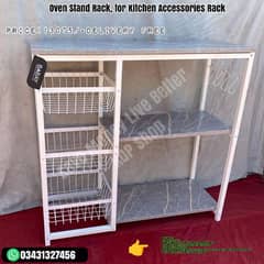 Oven Stand Rack for Kitchen Shelf