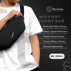 WEIXIER Oxford Leather Fanny Bag, Belt Bag, Cross body Bag, Waist Bag.