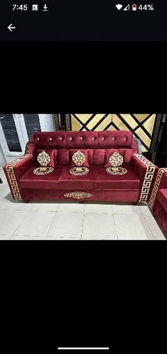 acha or miyaaar 6 seater sofa set
