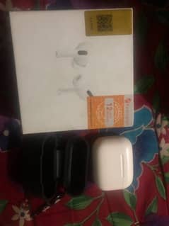 Airpods pro with box and cover