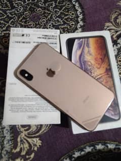 i phone xsmax 256 gb with box single PTA approved