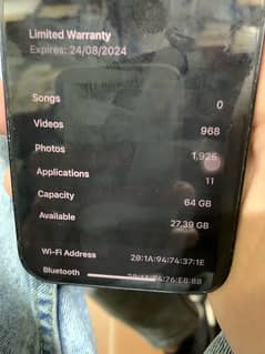 iPhone 12 64gb jv condition 10/8 full sim time