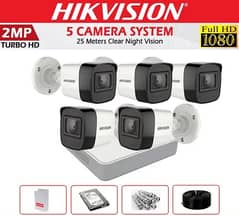 4 HD CCTV Camera 2MP WITH INSTALLATION AND ONLINE ON YOUR MOBILE