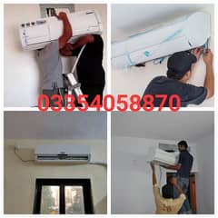 Ac fitting And service repairing Contact My number 03354058870