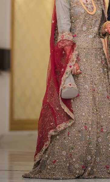 Bridal Dress Rust & Gold (Lehnga) 2