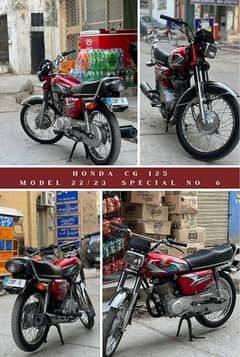 honda 125 new condition double saman & special number