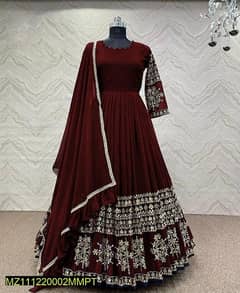 Eid and weeding collection 3pcs stiched dress