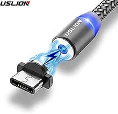 Uslion Branded Magnatic Usb Data Cable.