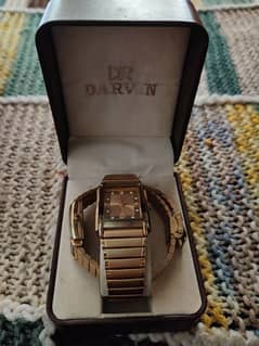 dr darvin couple watches 24k gold plated