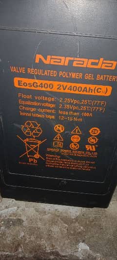 2 volt 400Ah Battery for sale