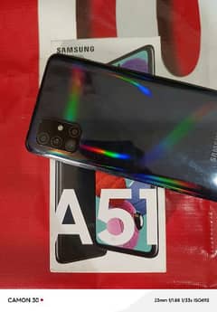Galaxy A51 With Box 6/128 Better The infinix Note Techno Spark Vivo