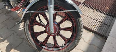 alloy rims with tube less tries