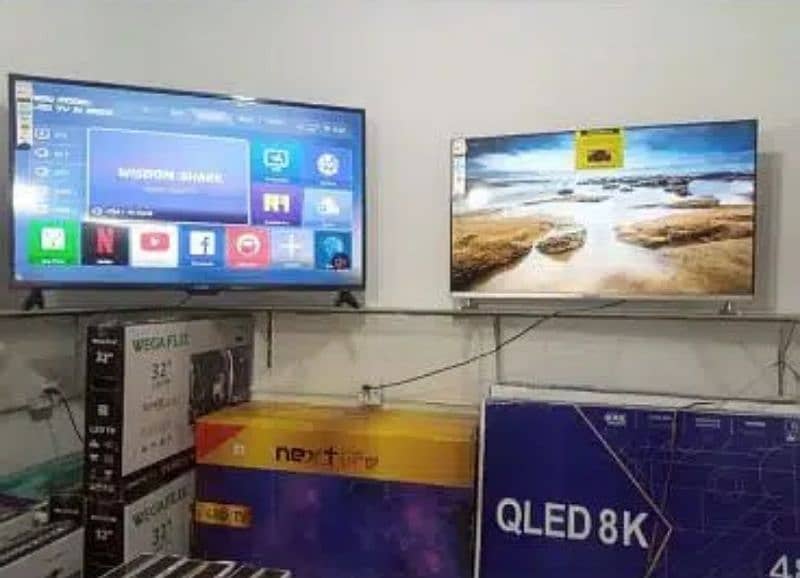 Q Led Tv 8k UHD 43 inch Latest box pack 03225848699 0