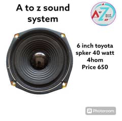 Toyota 6 inch spker best sound quality