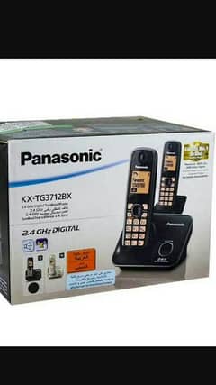 Panasonic twin+ intercom six months warranty cordless phone free deliv