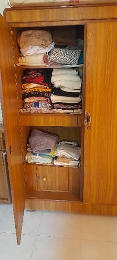 Wooden Almari Wardrobe Cabinet