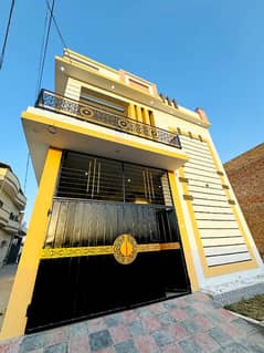 Muslim Town New Brand 5Marla Corner Proper Duble Story House For Sale