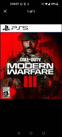 COD Modern Warfare 3 PS5