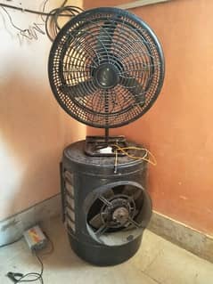 12 watt ac DC fan and 12 watt room cooler