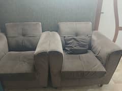 5 seater sofa with Rug